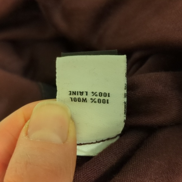 DVF Burgundy Wool Bentley Dress - Picture 4 of 4